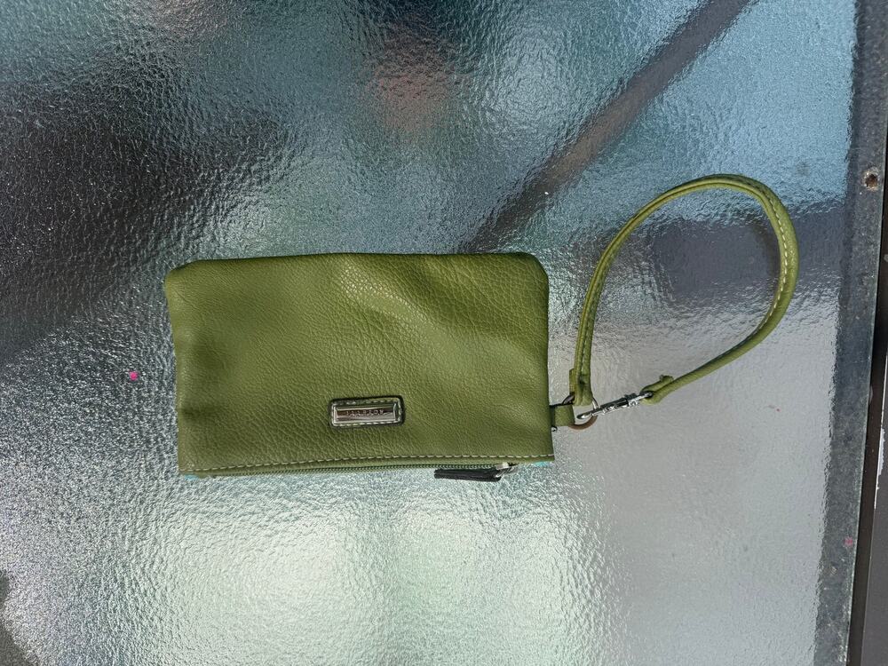Rosetti Olive Green Small Wristlet Wallet